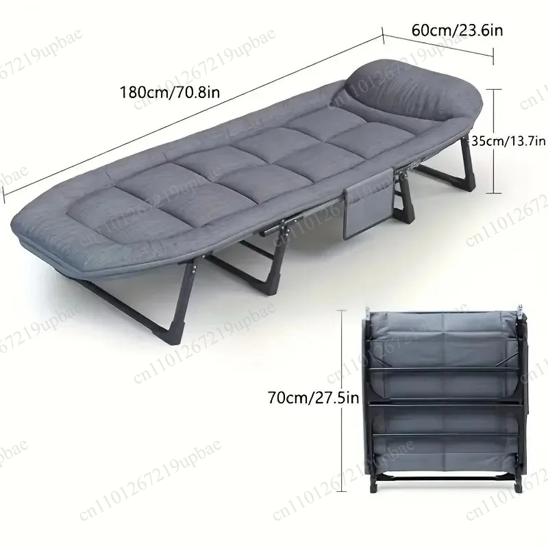 Outdoor Furniture Metal Chairs - Tempat Tidur Lipat Portabel Kursi Camping