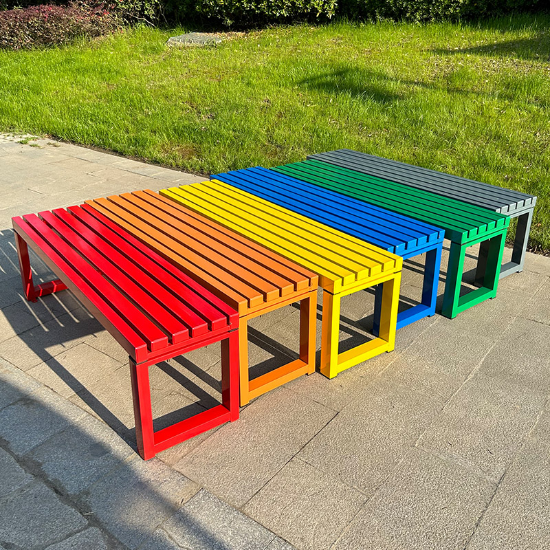 Outdoor Furniture Metal Chairs - Kursi bangku besi tempa putih dengan