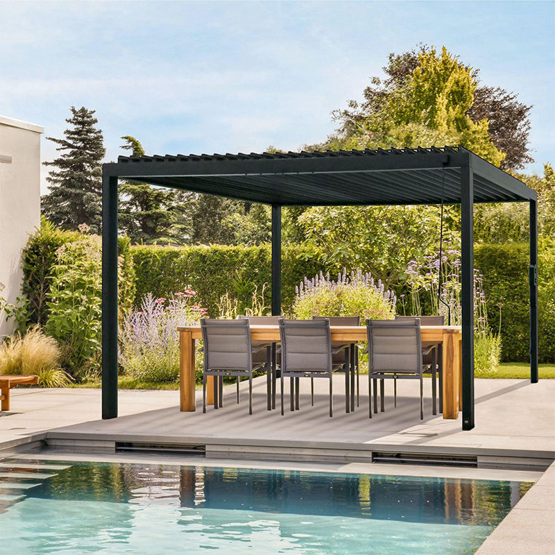 Pergola Gaya Modern yang Dibua - Outdoor Furniture Metal ulasan dan harga