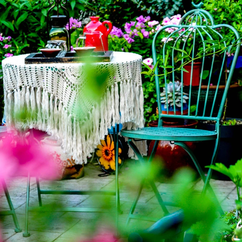 Kursi taman luar ruangan, meja - Outdoor Furniture Metal Chairs ulasan dan harga