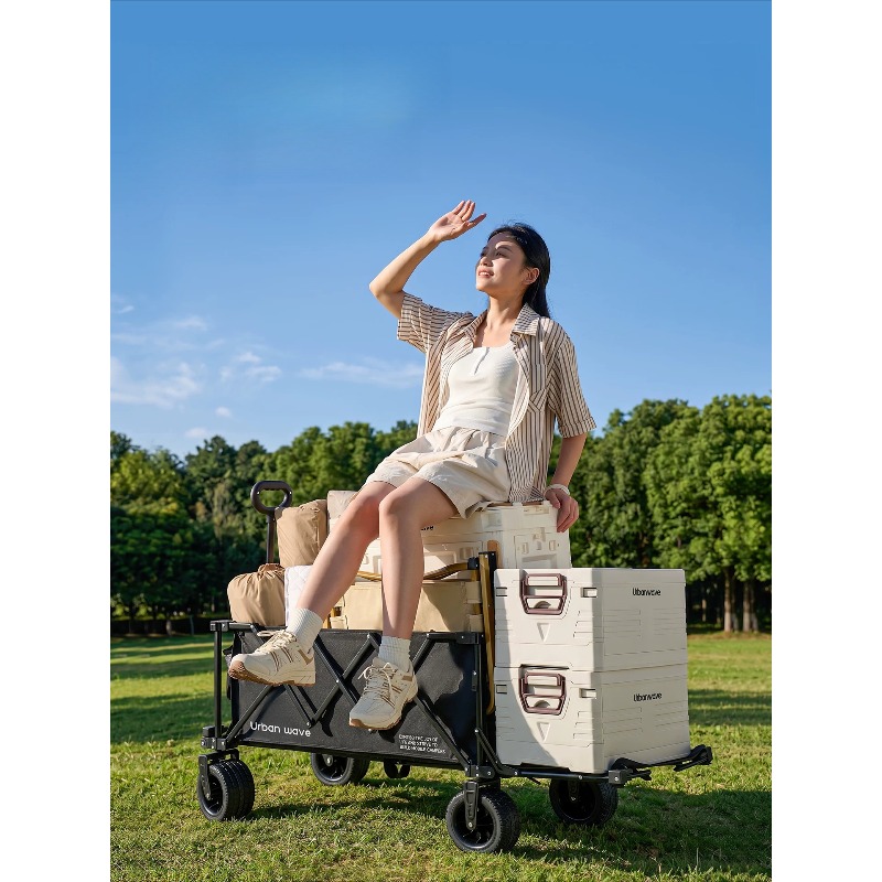 Gerobak Lipat untuk Berkemah,  - Outdoor Furniture Metal ulasan dan harga