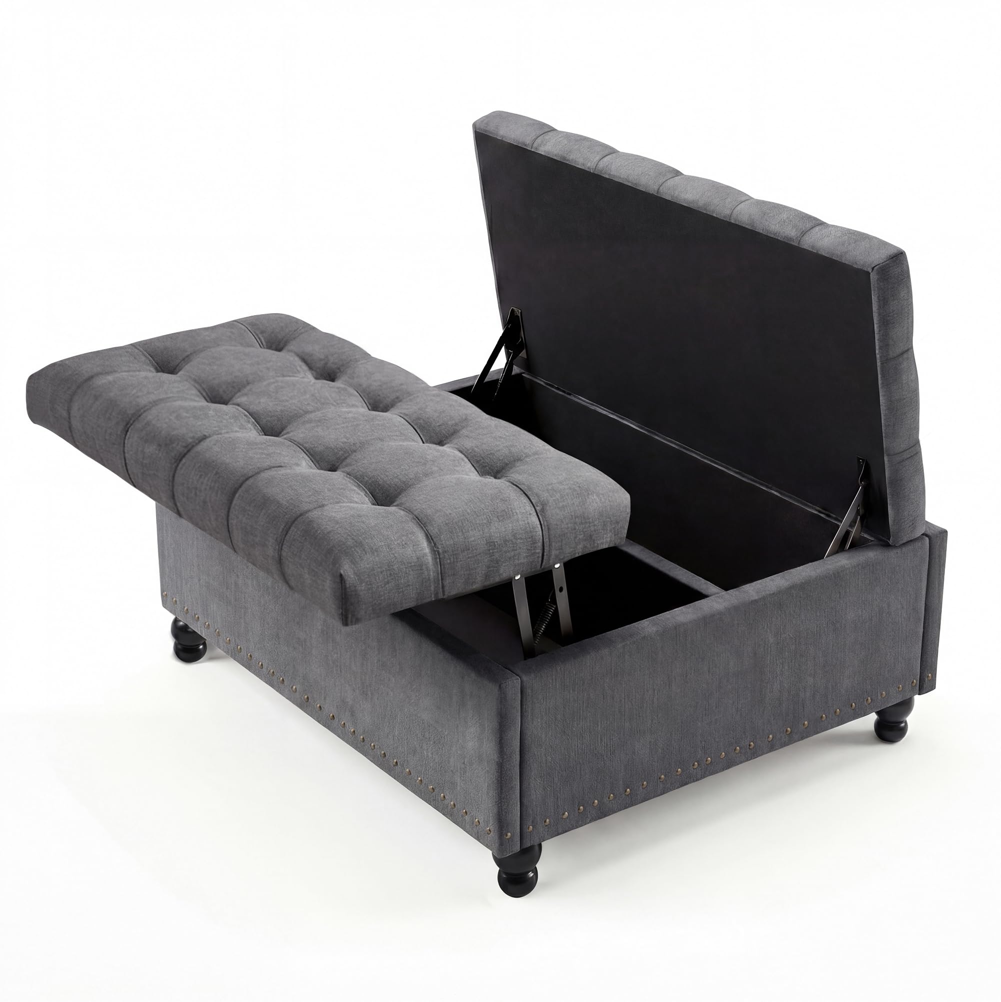 Ottoman Penyimpanan Lipat Pers - Outdoor Furniture Wood ulasan dan harga