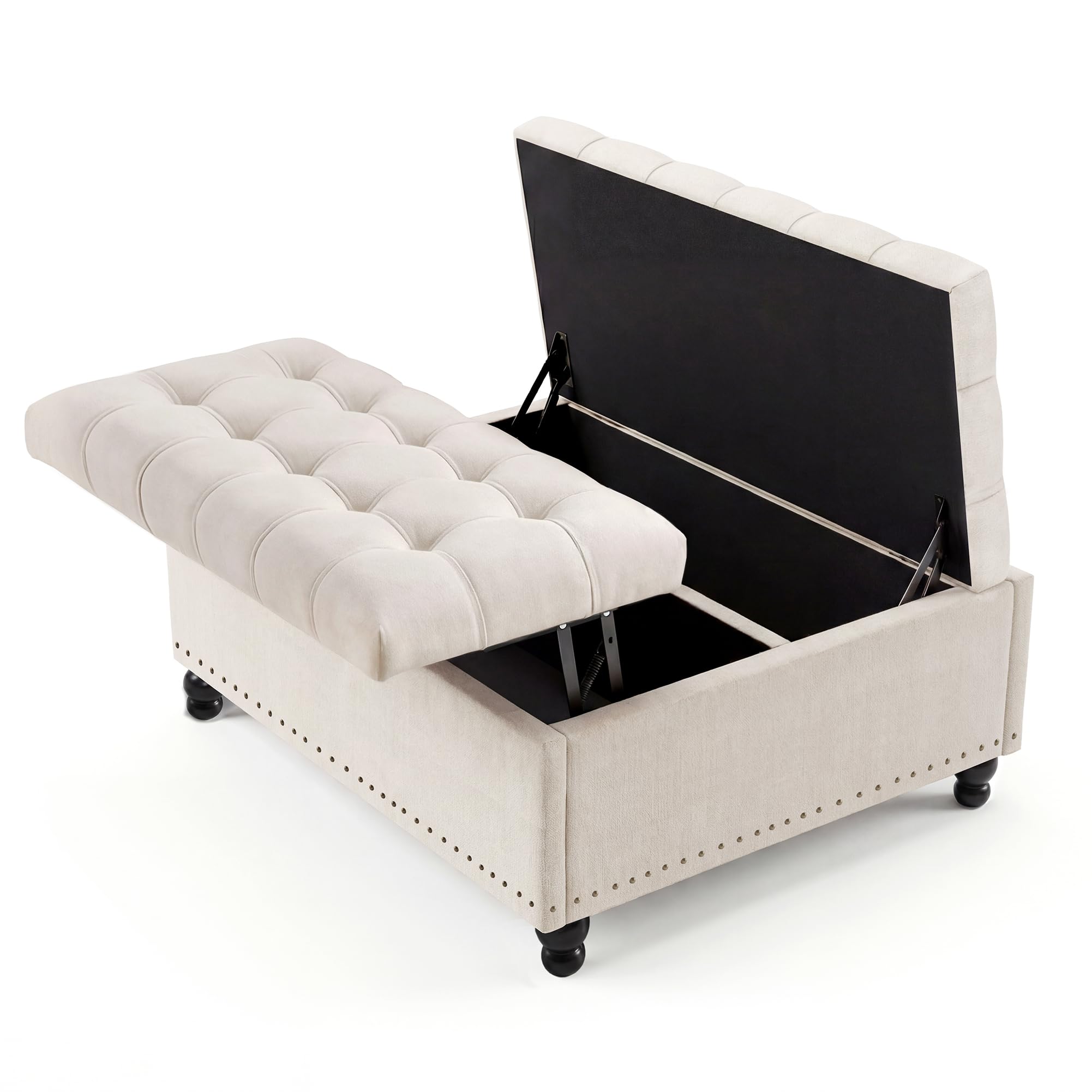 Ottoman Penyimpanan Lipat Pers - Outdoor Furniture Wood ulasan dan harga