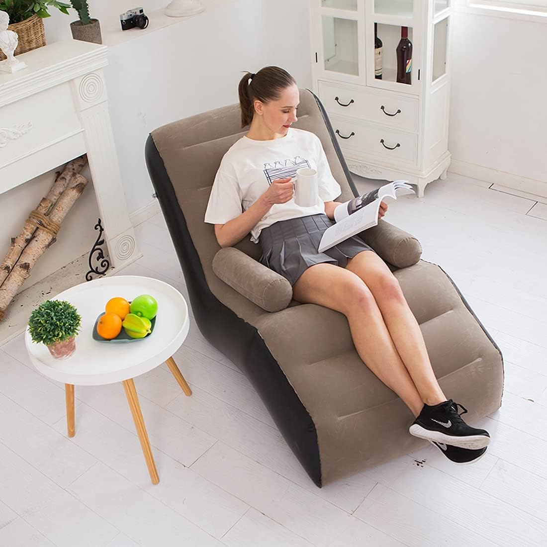 Sofa lipat malas, kursi santai - Outdoor Daybed Furniture ulasan dan harga